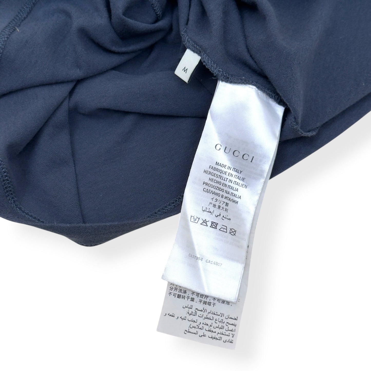 GUCCI LOGO T-SHIRT NAVY M | Medium, Navy