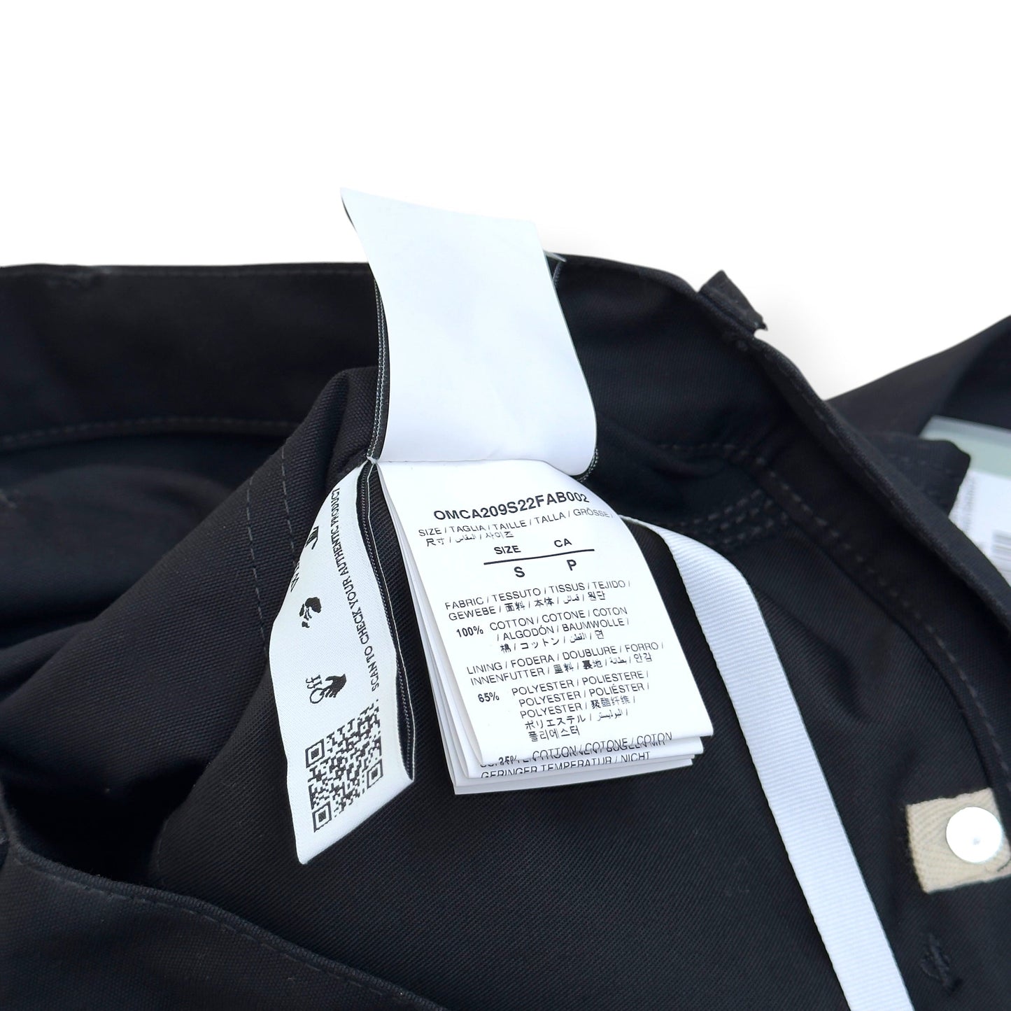 OFF-WHITE CARPENTER TROUSERS BLACK S | Small, Black