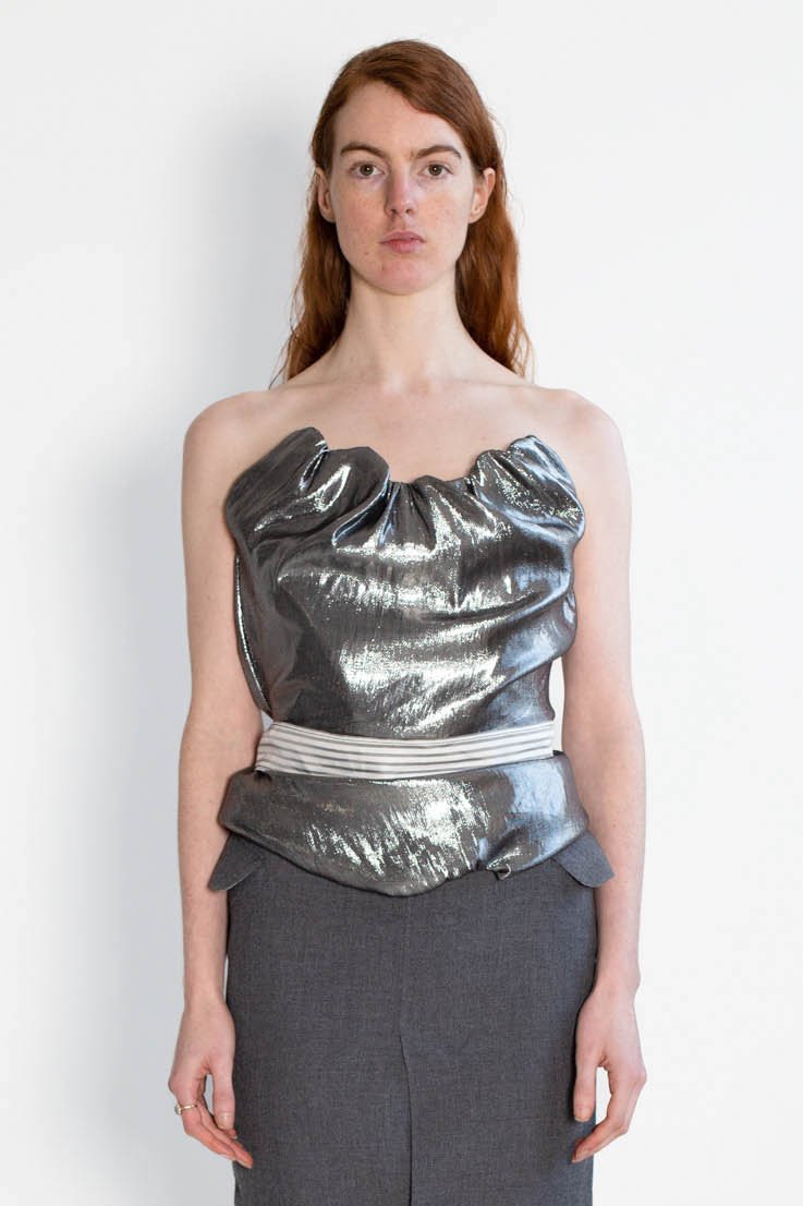 Vivienne Westwood Silver Corset