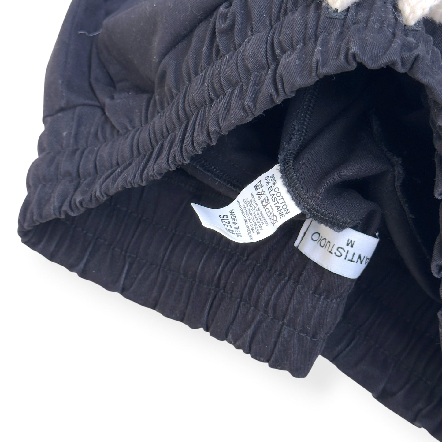 DISANTI SUDIO COTTON TROUSERS BLACK M | Medium, Black
