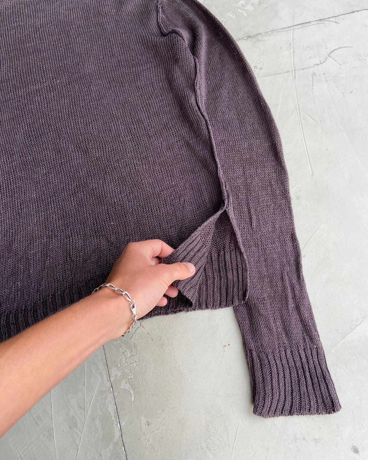 OUR LEGACY BROWN KNIT SWEATSHIRT - L | Large, Brown