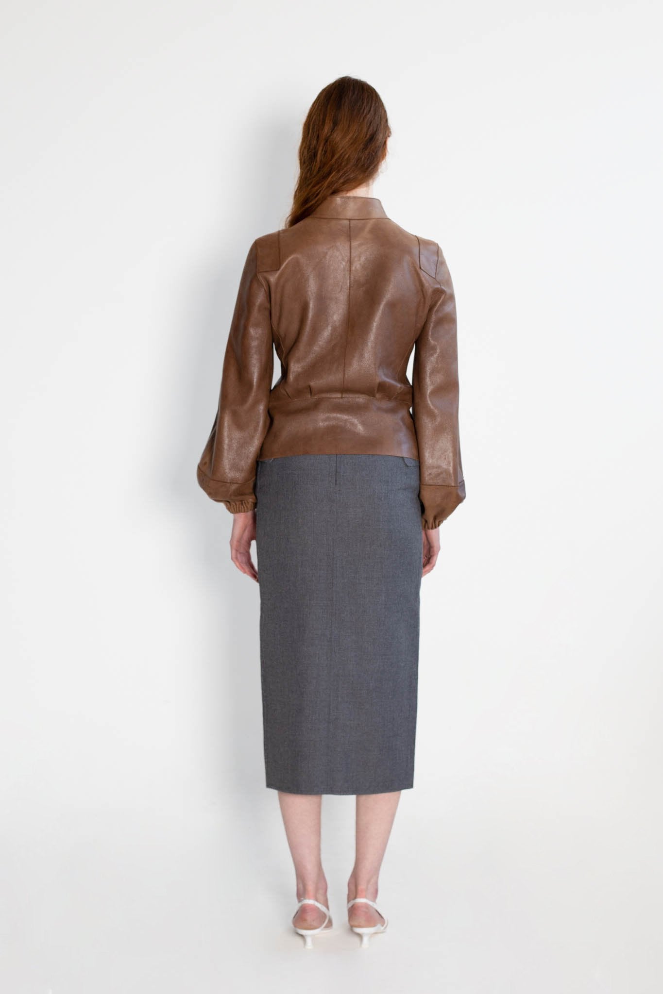 Costume National Leather Jacket