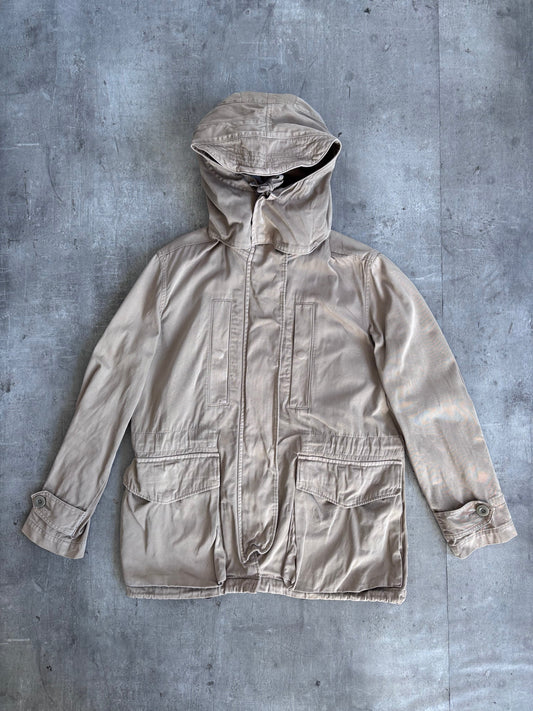 Cabane De Zucca Beige Hooded Parka