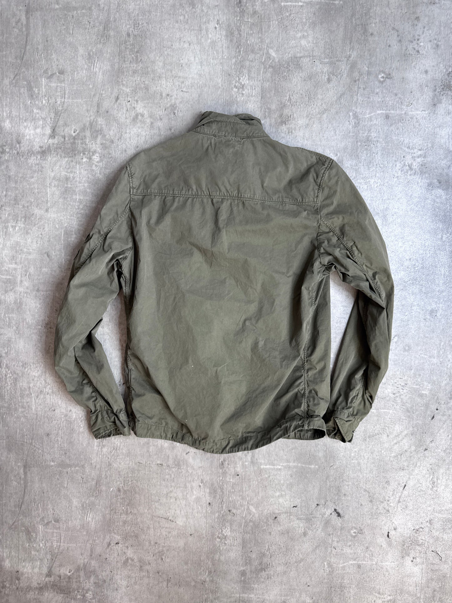 S/S 2021 C.P. Company Khaki Side Pocket Overshirt