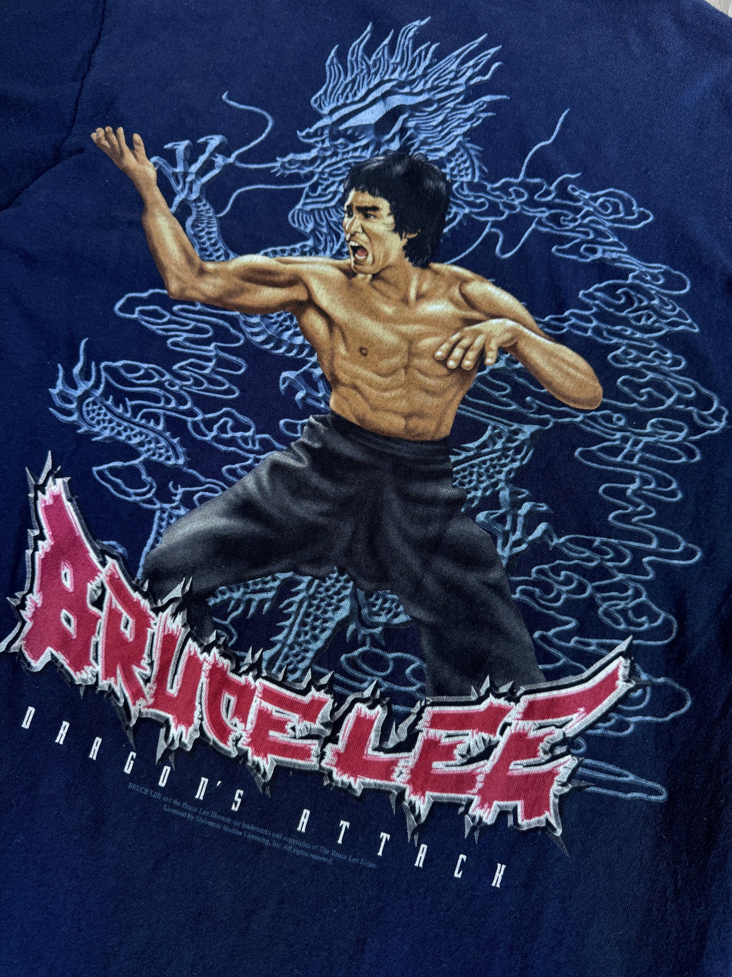 Bruce Lee Dragons Attack Graphic Tee
