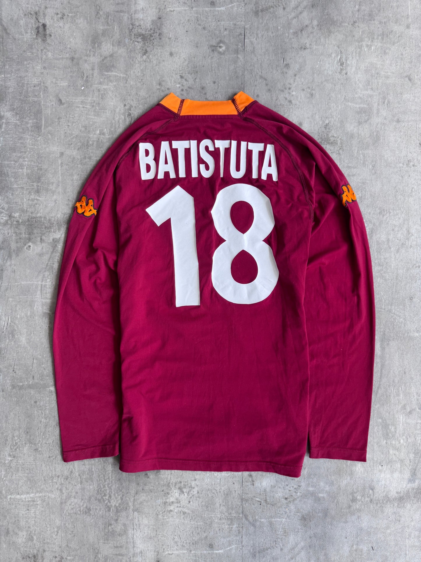 2000/02 AS Roma x Kappa 'Batistuta 18' Football Shirt