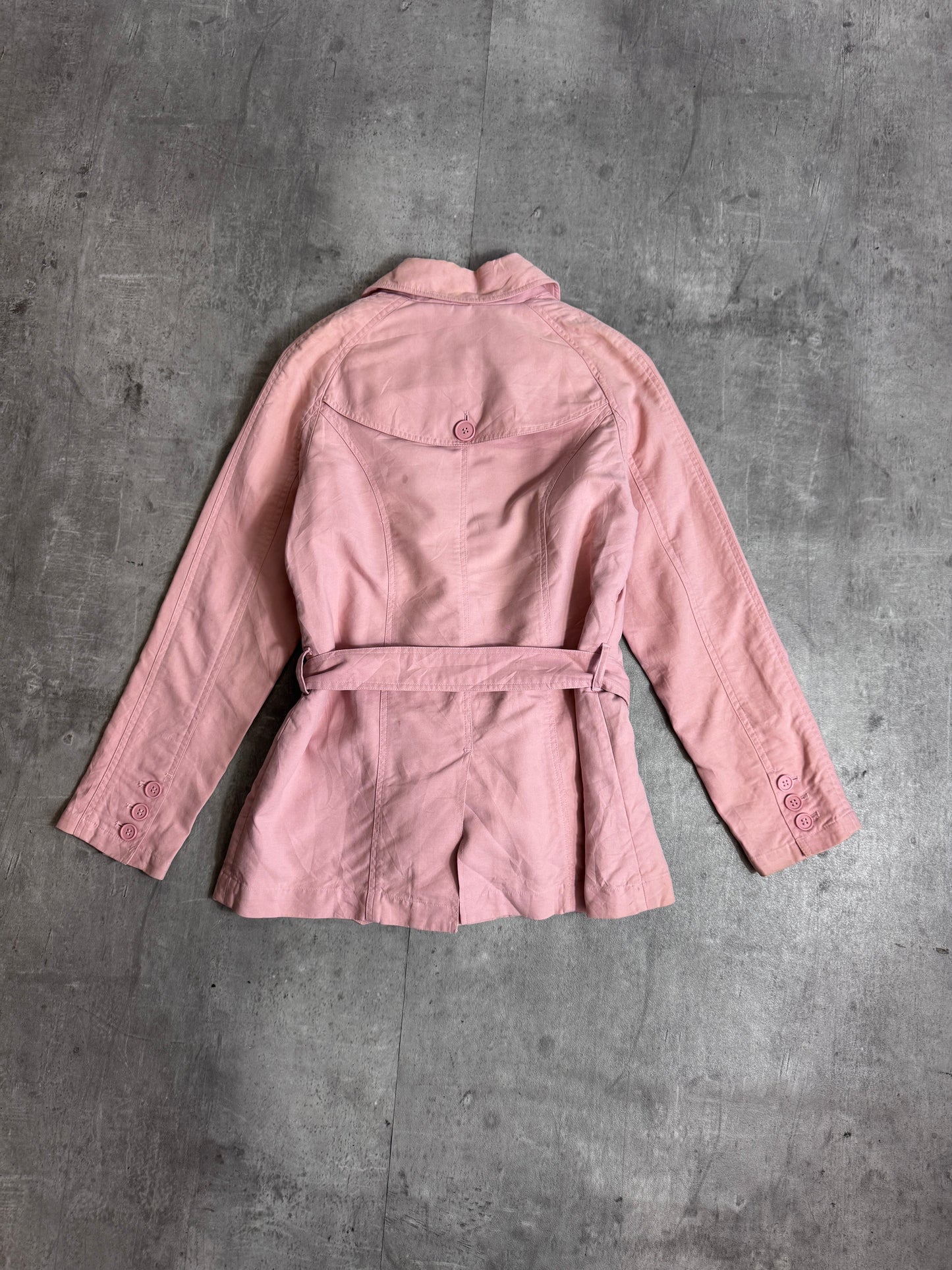 Takeo Kikuchi Pink Trench Coat