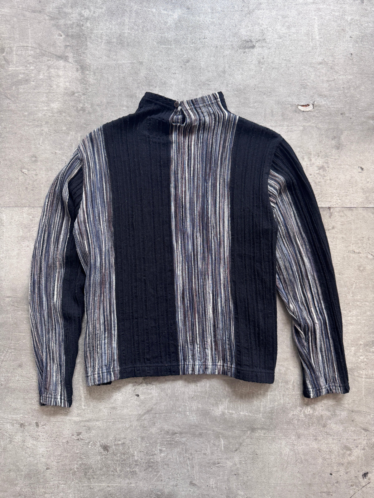 Issey Miyake Hai Sporting Gear Ribbed Stripe Detail Two Piece | Medium, Multicoloured