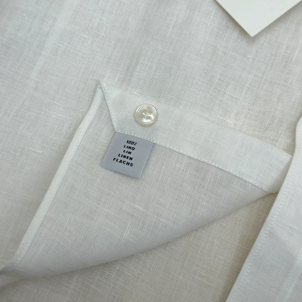 THOM SWEENEY LINEN SHIRT WHITE XL | XL, White
