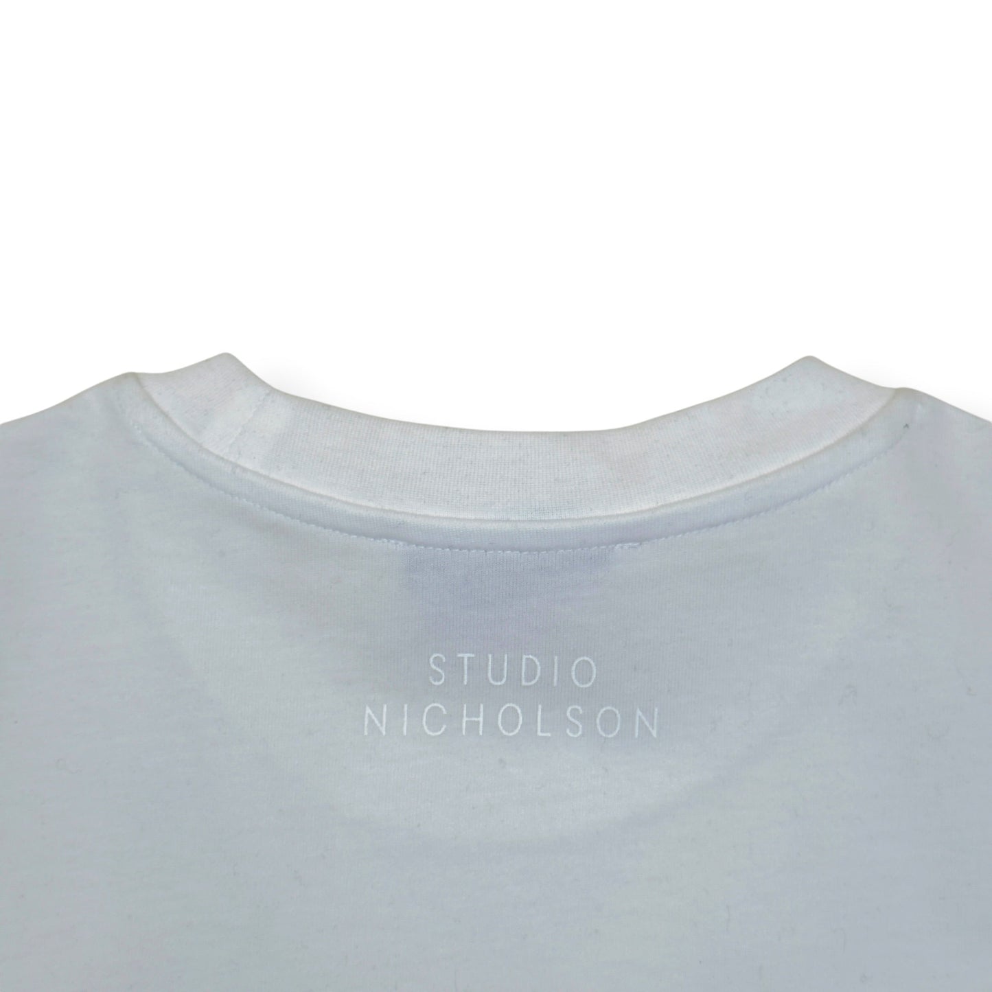 STUDIO NICHOLSON CREWNECK COTTON T-SHIRT WHITE S | Small, White