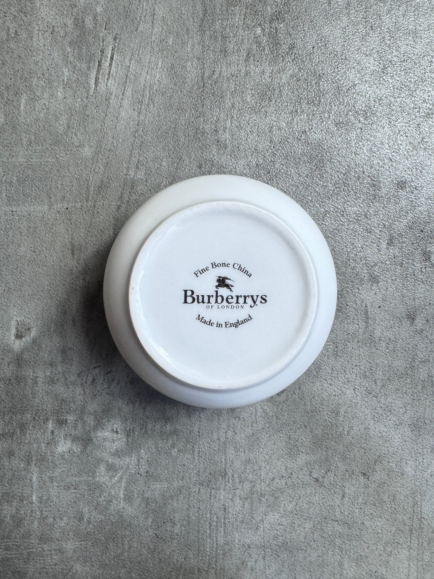 Burberry Nova Check Navy Fine Bone China Water Cup (Set of Two)