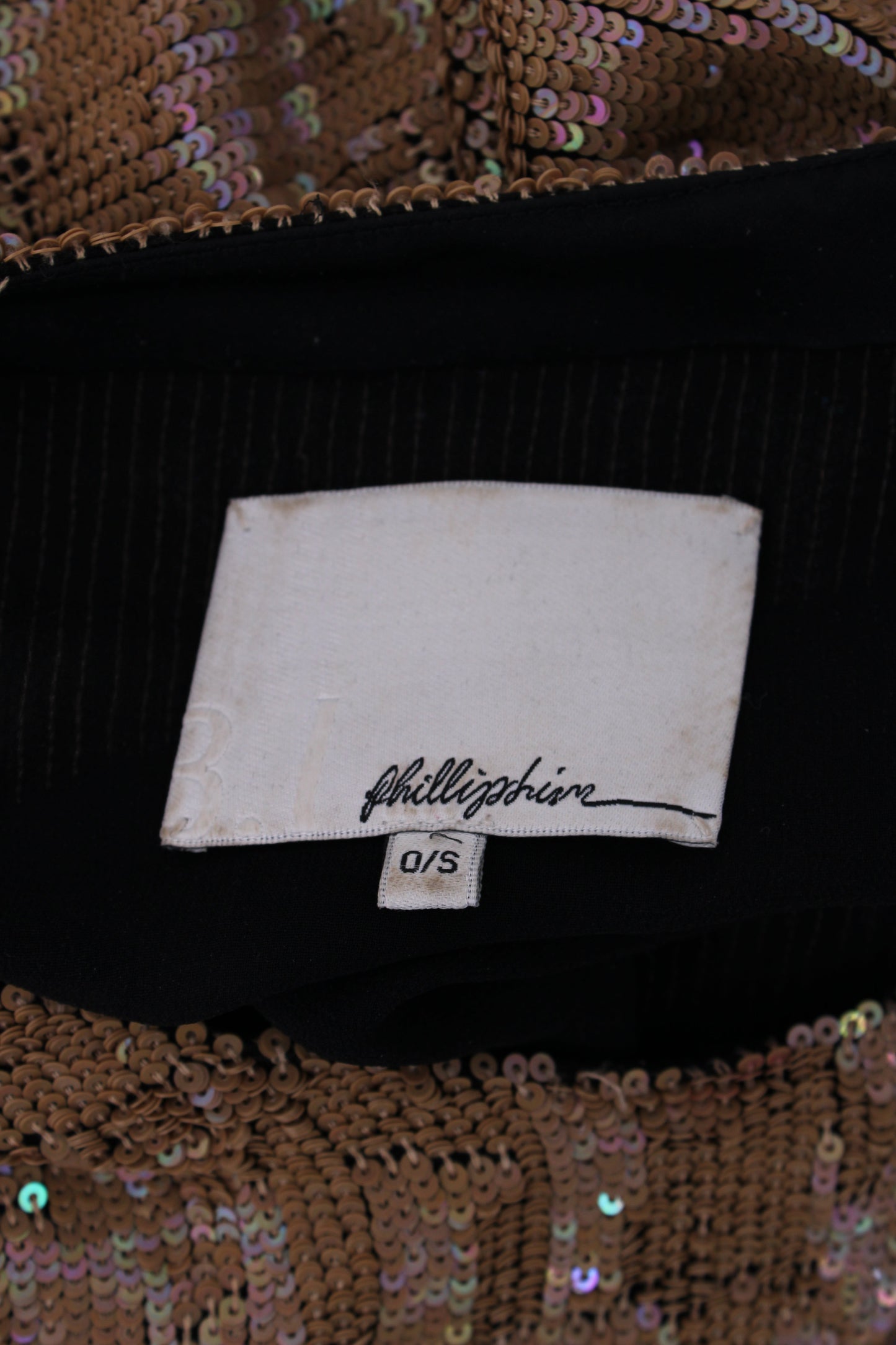 3.1 Phillip Lim S/S Sequin Dress Gold O/S | Default Title, Gold
