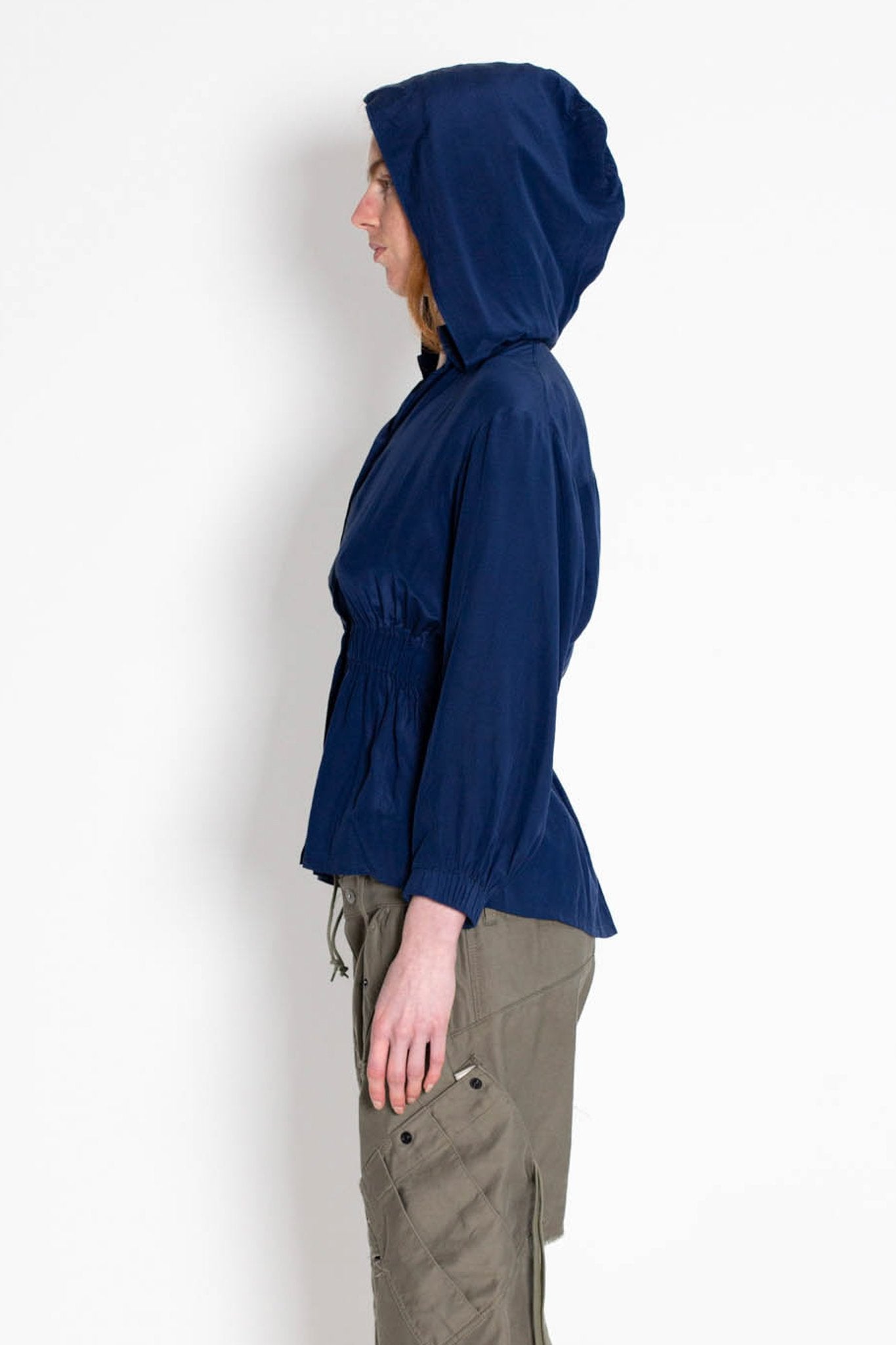 Dior Hooded Silk top