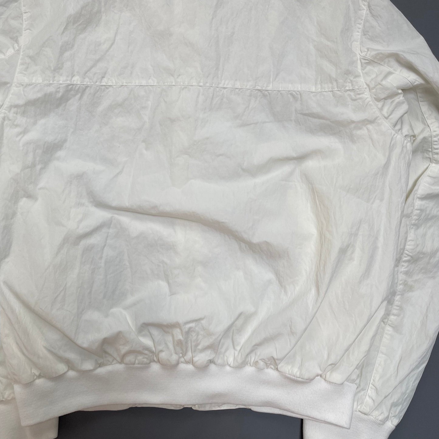 C.P. Company White Shell Bomber Jacket SS04 | Large, Black