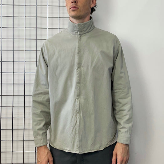 Prada Grey Beige 99/00 Technical Overshirt Jacket | Large, Multicoloured