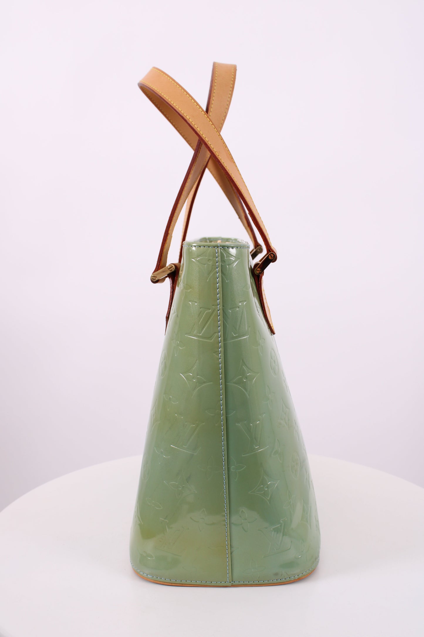 Louis Vuitton Vernis Houston Monogram Handbag Green | O/S, Green