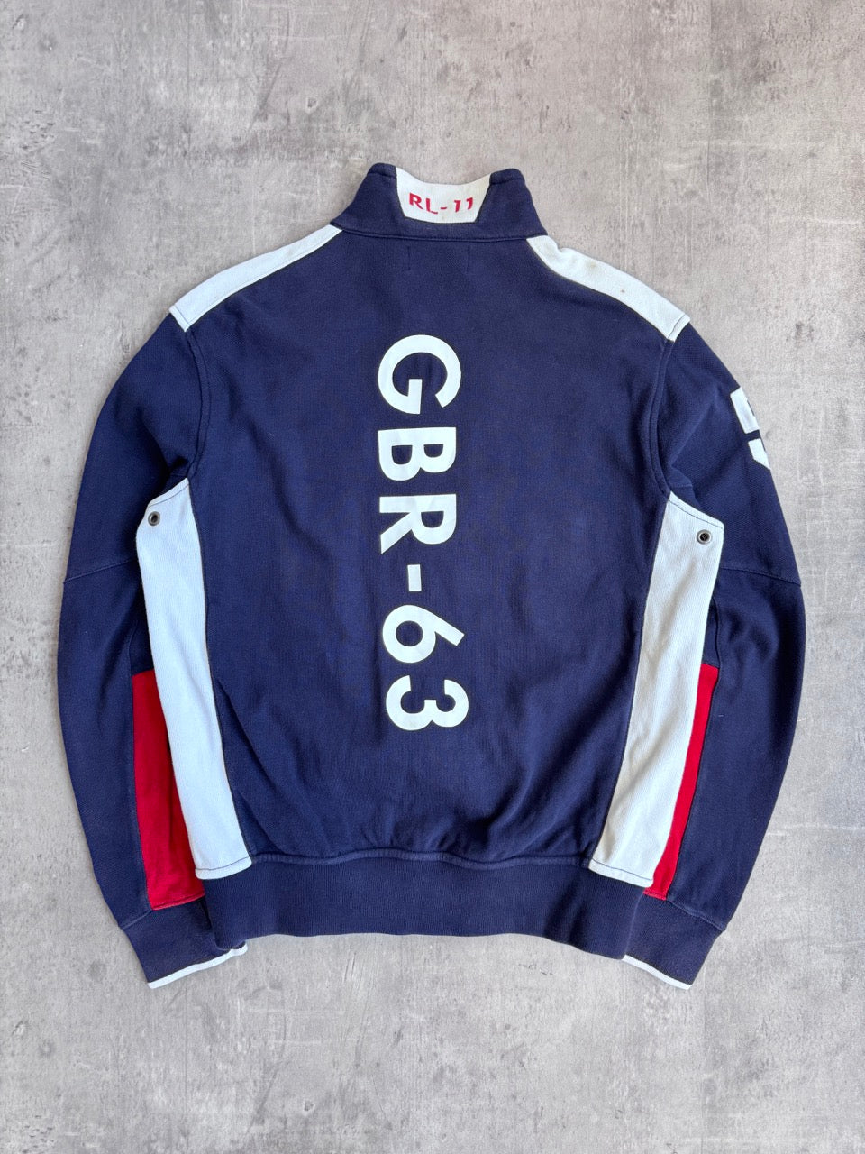 2011 Polo Ralph Lauren GBR-63 Zip up Sweater