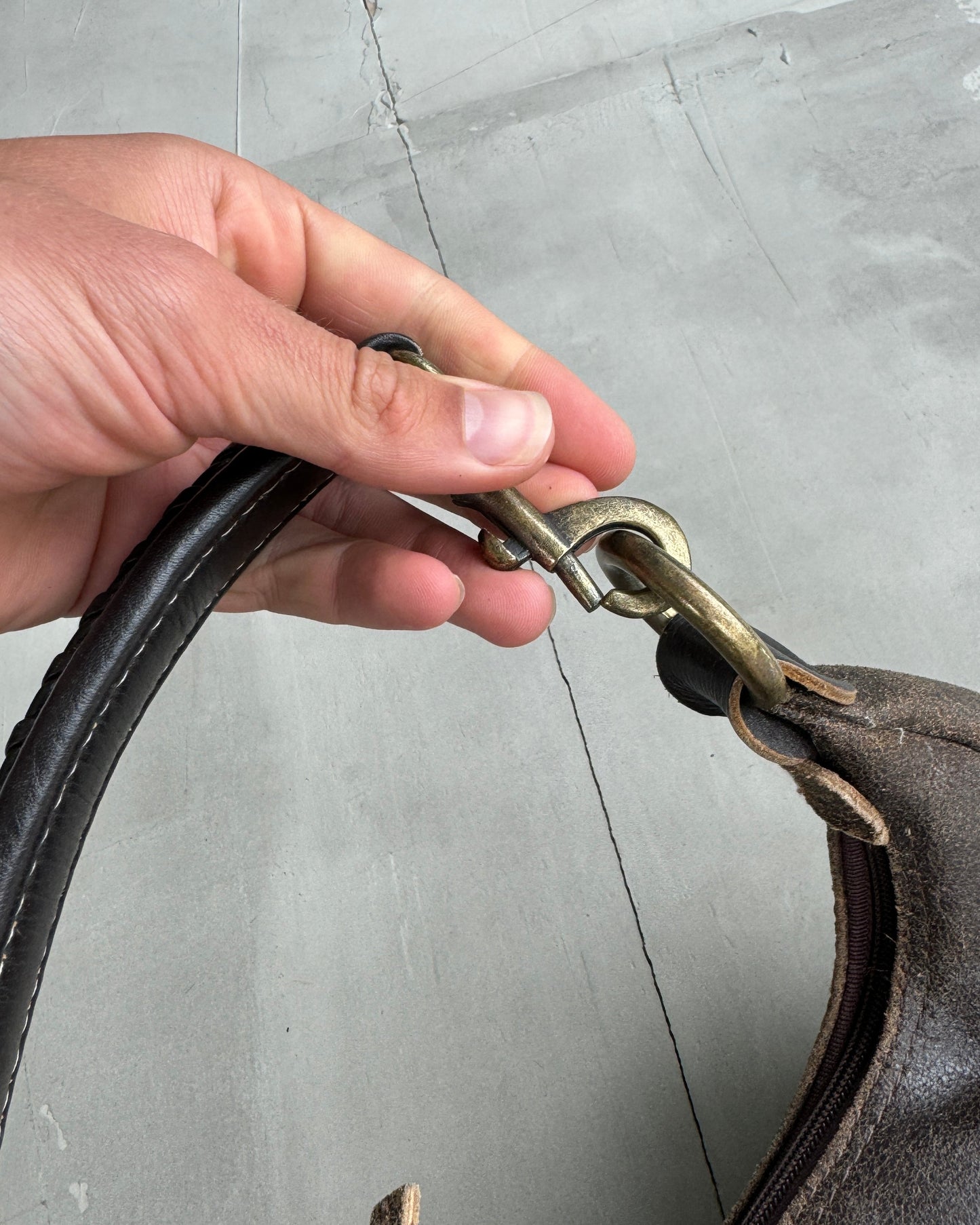 KTDO BROWN LEATHER SHOULDER BAG | O/S, Brown