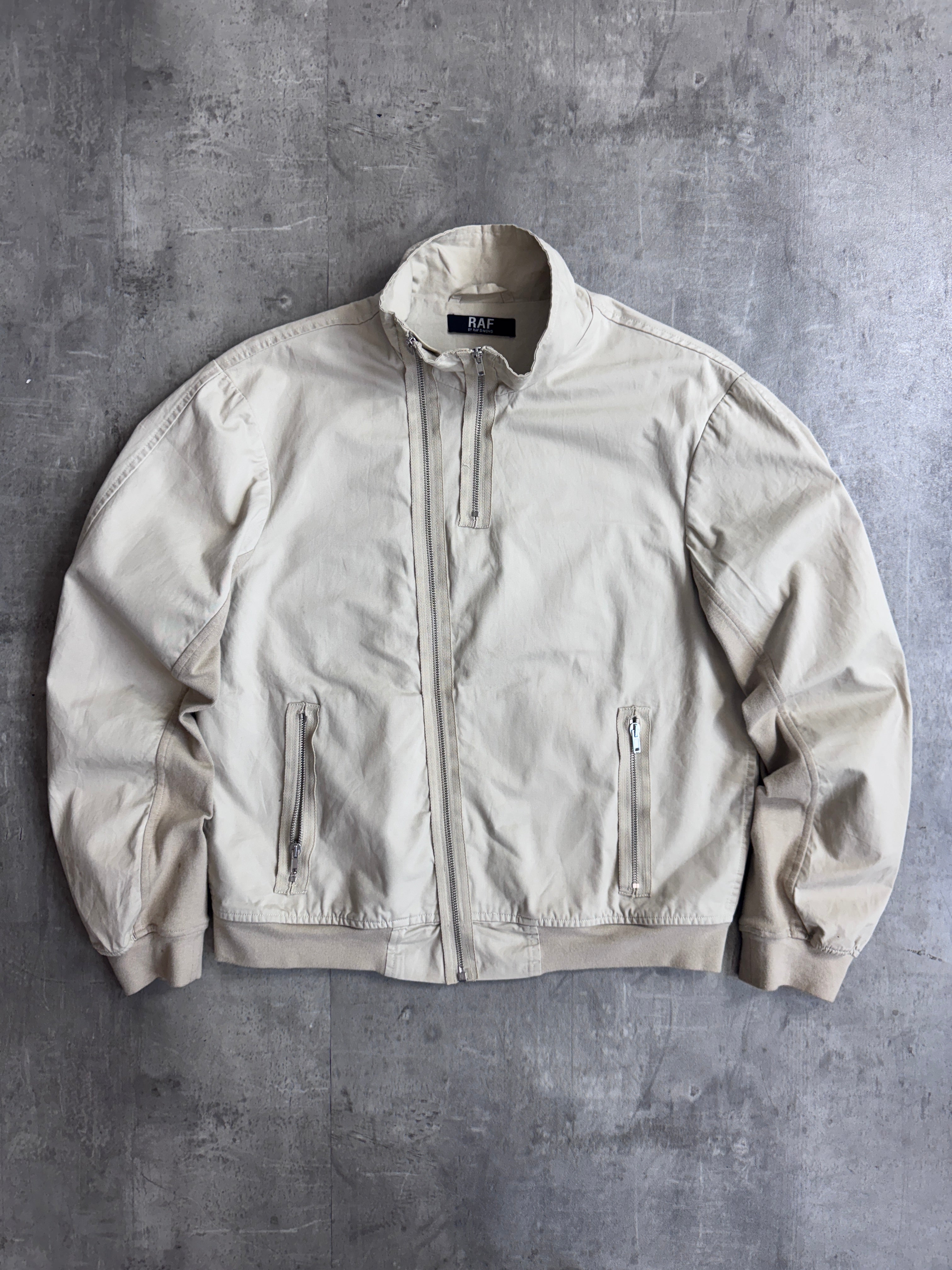 RAF by Raf Simons Zipper Detail Canvas Jacket – Known Source
