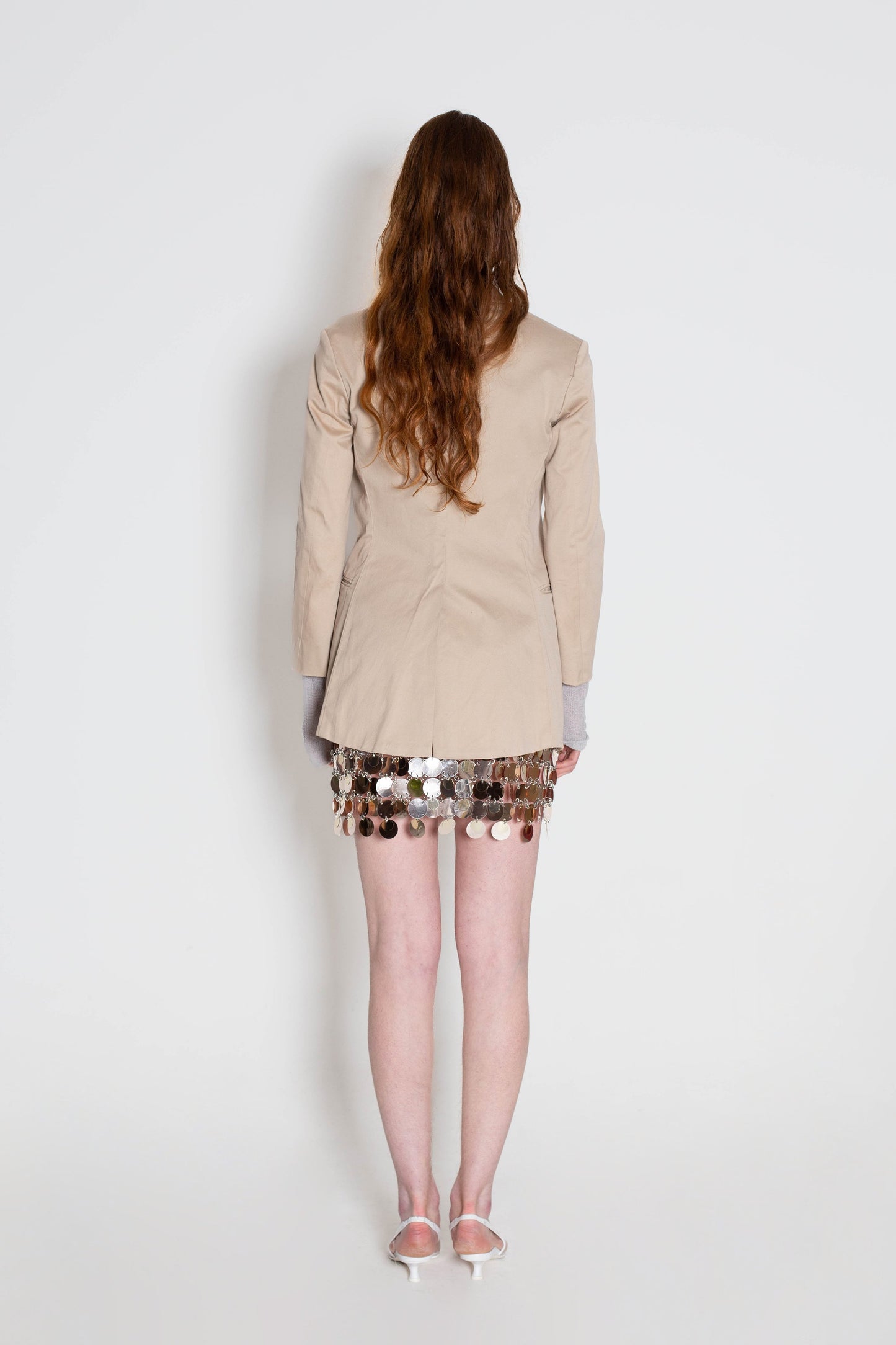 Jil Sander Medium Length Beige Blazer