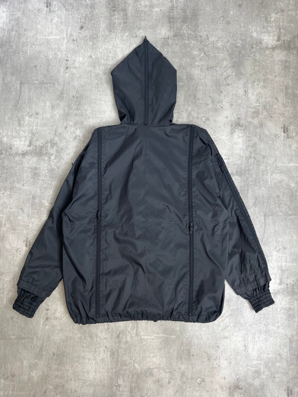 Issey Miyake Final Home Multi Zip Lightweight Hooded Jacket