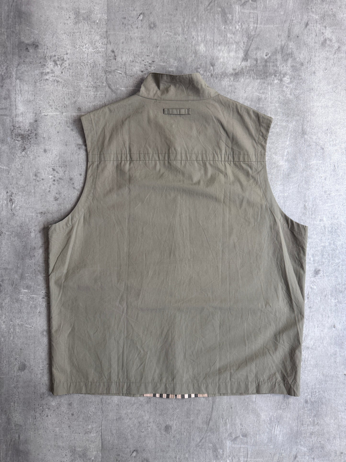 Burberry Nova Check Lined Vest