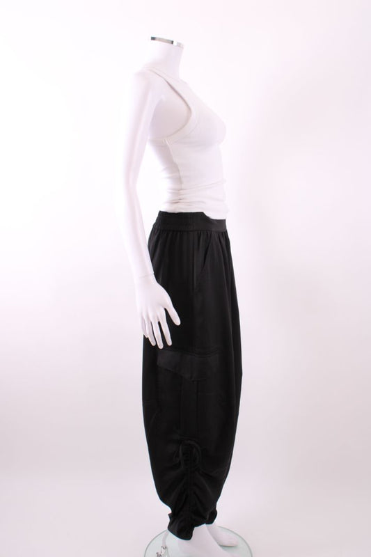 All Saints Kaye Relaxed Fit Satin Trousers Black M | Default Title, Black