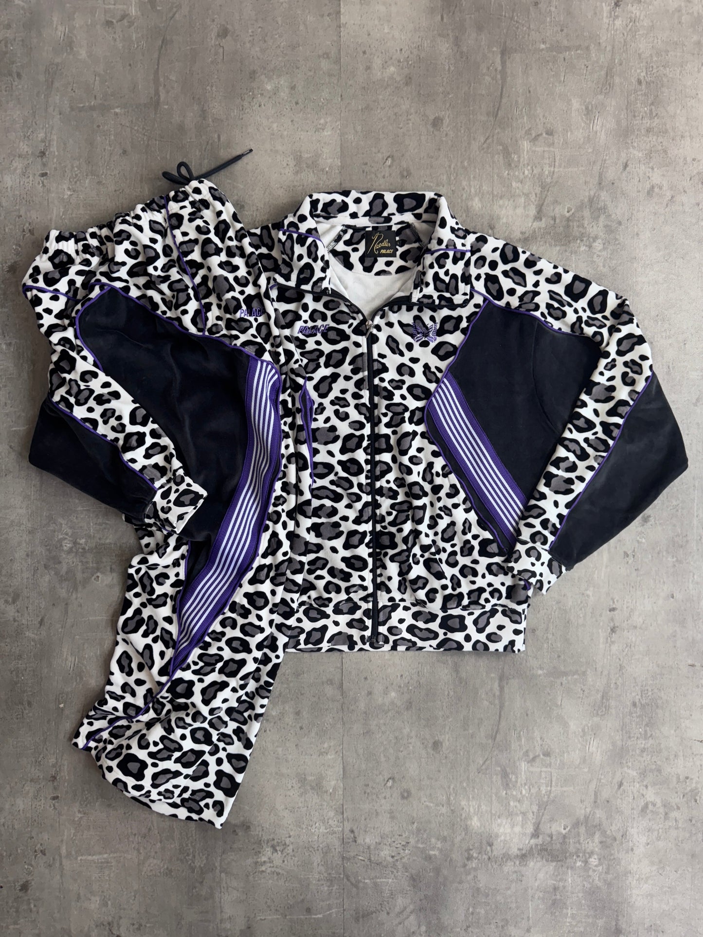Palace x Needles Snow Leopard Print Jacket