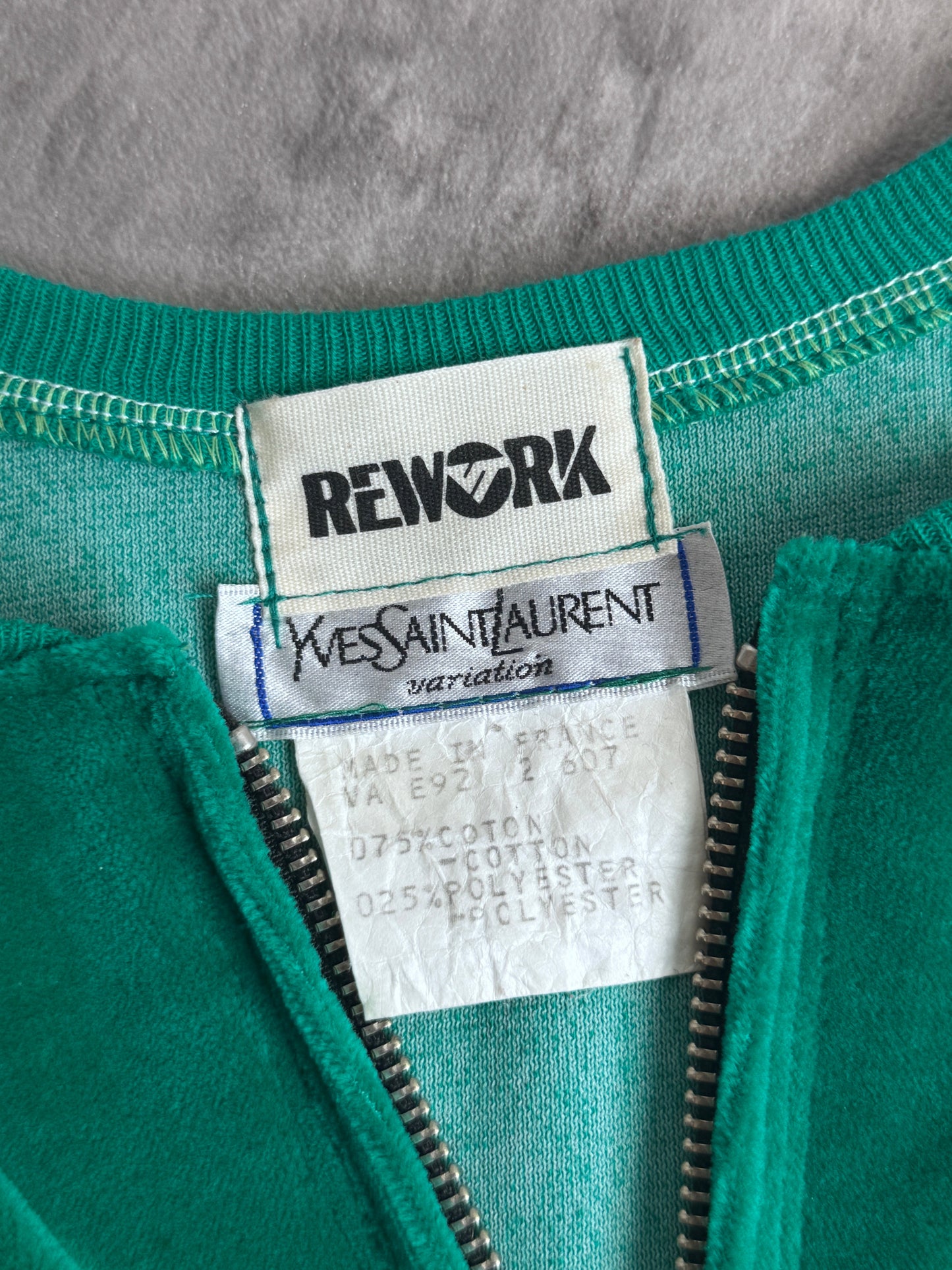 VT Rework : 80s YSL Towelling Two-Piece SC: 5782