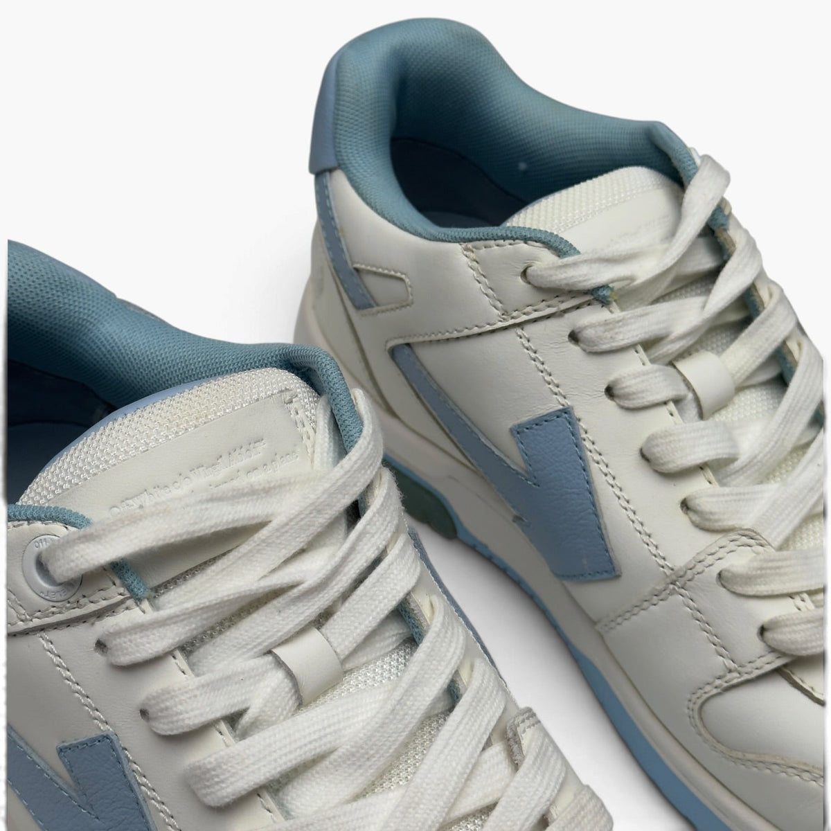 OFF WHITE OUT OF OFFICE SNEAKER WHITE / LIGHT BLUE 41 / UK7 | UK 7, Blue