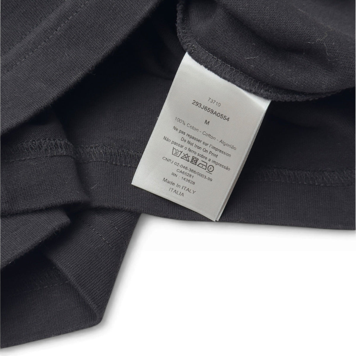 DIOR LOGO OVERSIZED T-SHIRT BLACK M | Medium, Black
