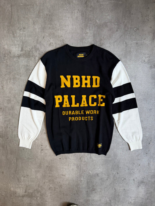 PALACE NEIGHBORHOOD KNITTED MOTO TOP BLACK