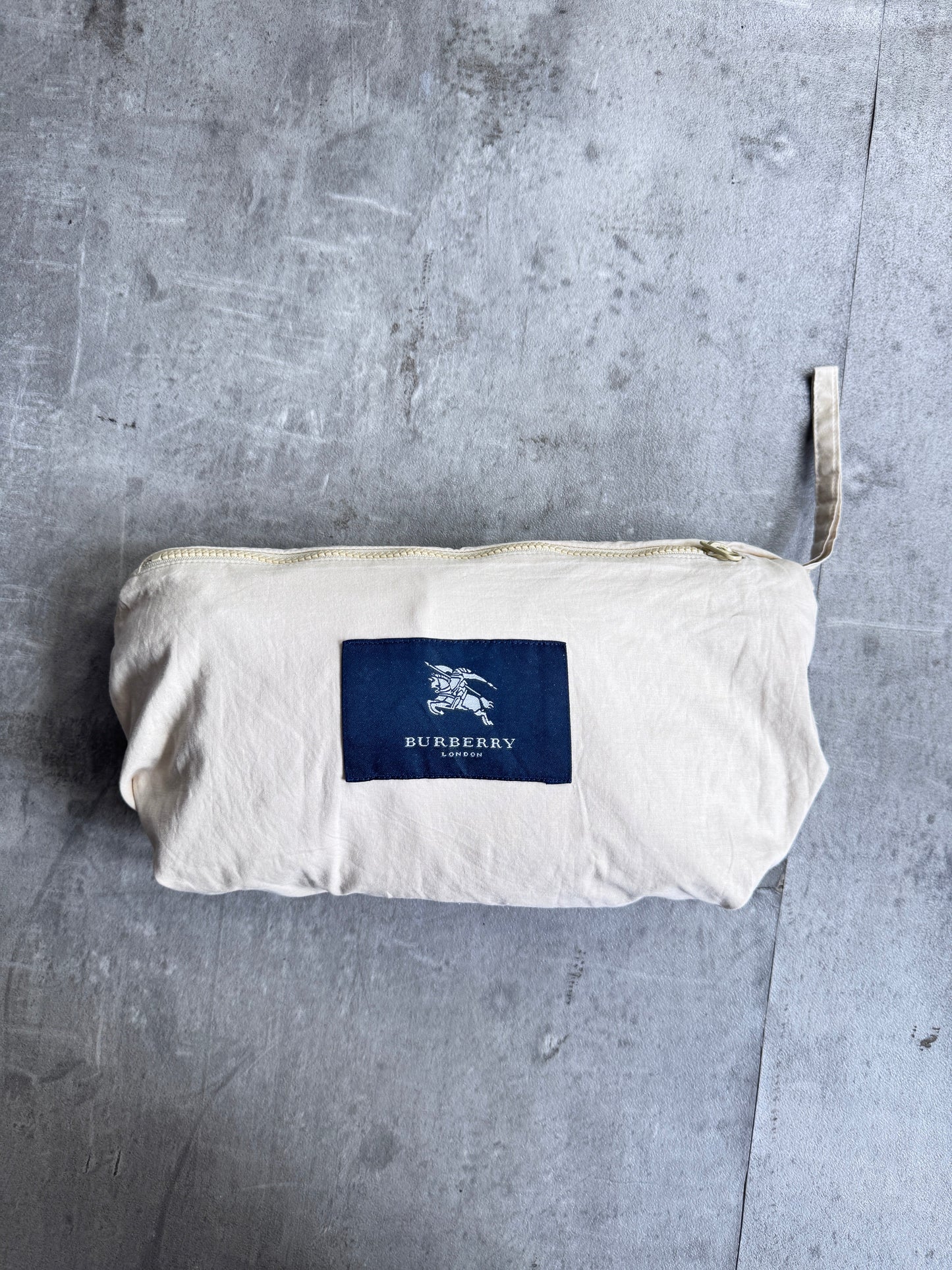 Burberry Beige Hooded Packable Tech Jacket