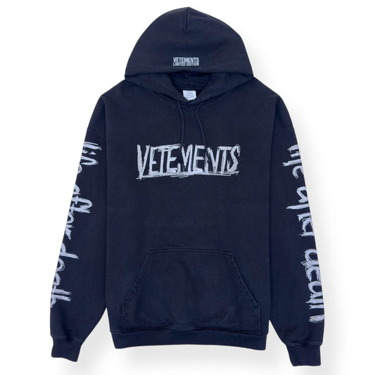 VETEMENTS WORLD TOUR OVERSIZED HOODIE BLACK L | Large, Black