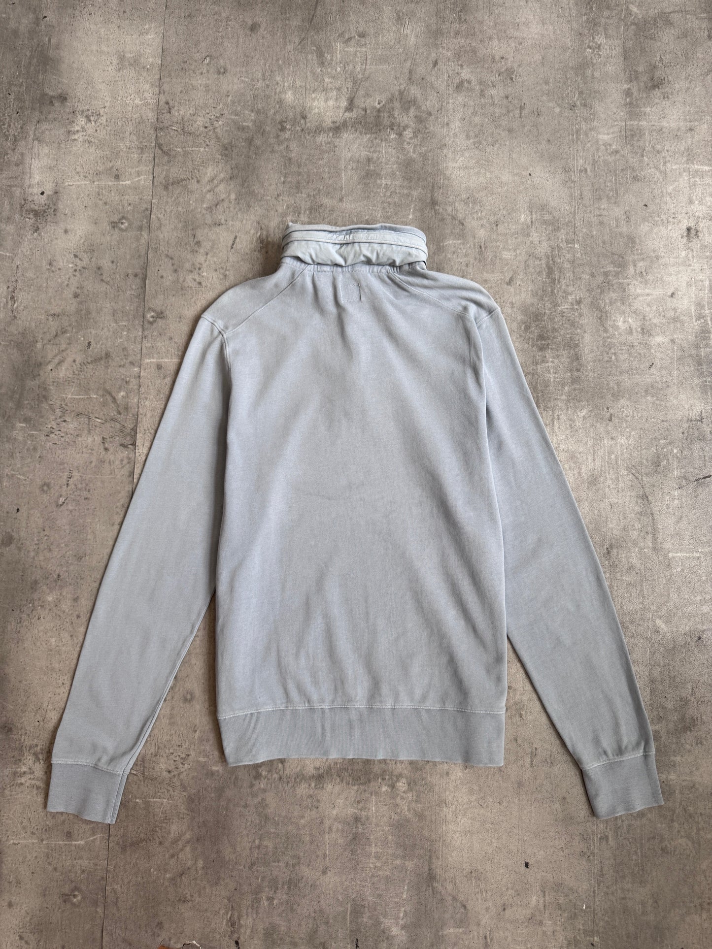 S/S 2012 C.P. Company Wolf Grey Technical Hooded Sweatshirt