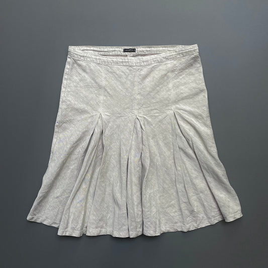 C.P. Company Donna SS05 Grey Linen Skirt | Medium, Grey