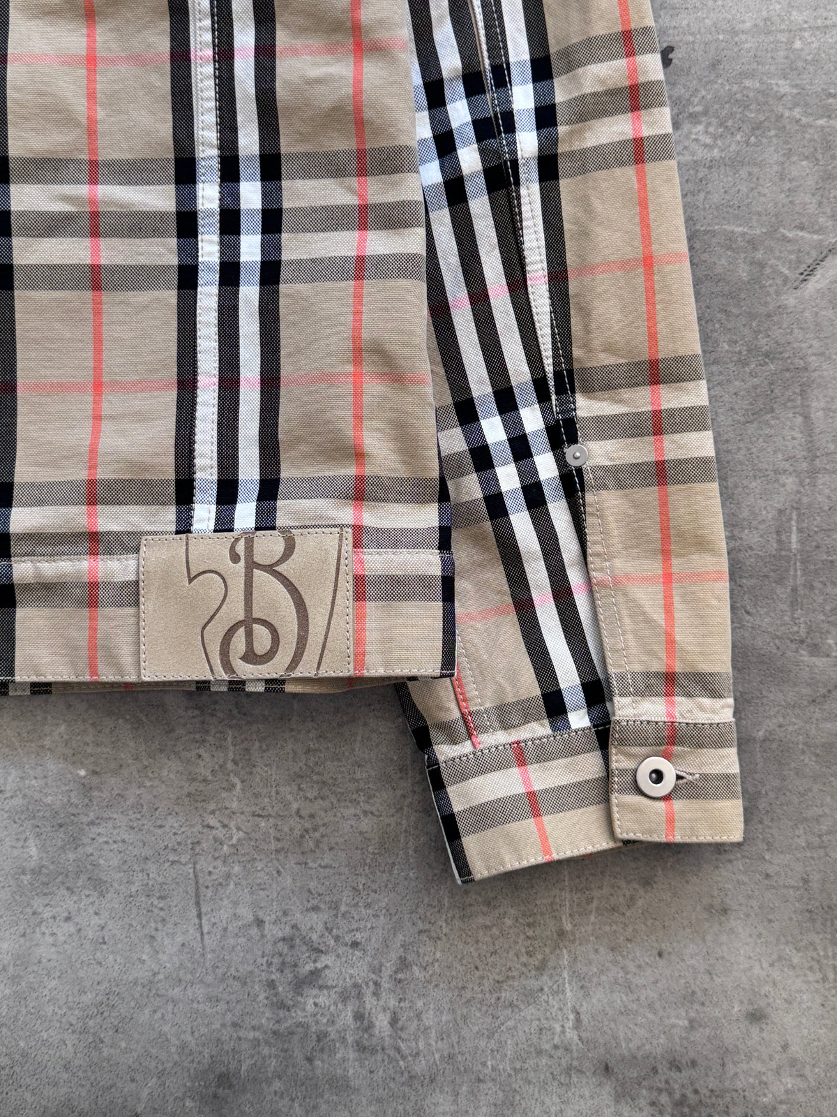Burberry Nova Check Type III Rider Jacket FA:276 (MM950) | Medium, Beige