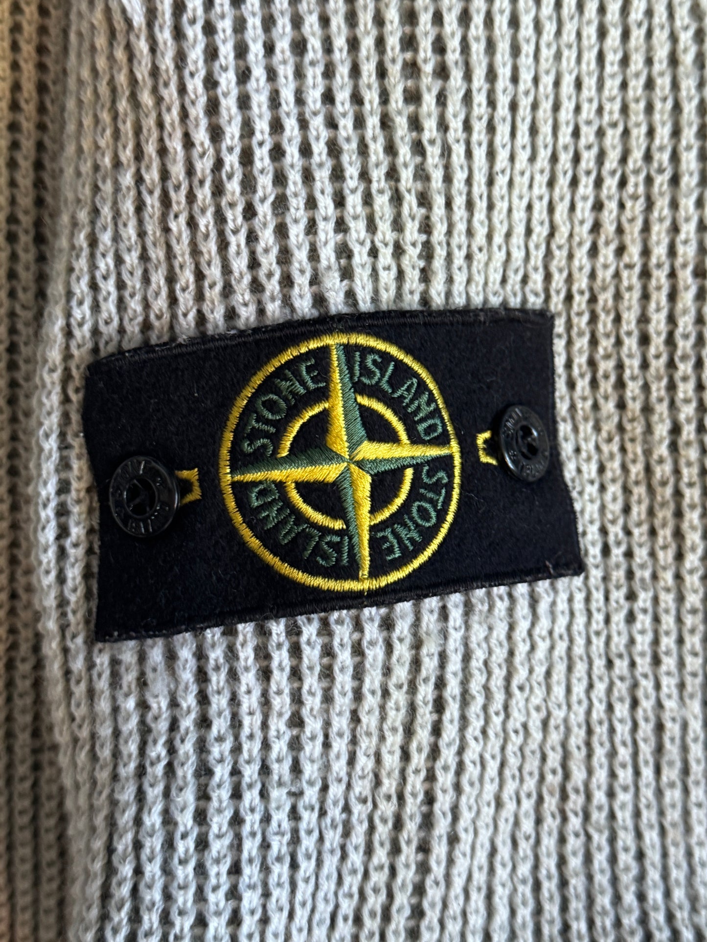 A/W 2017 Stone Island Reversible Contrast Waffle Knit Jumper