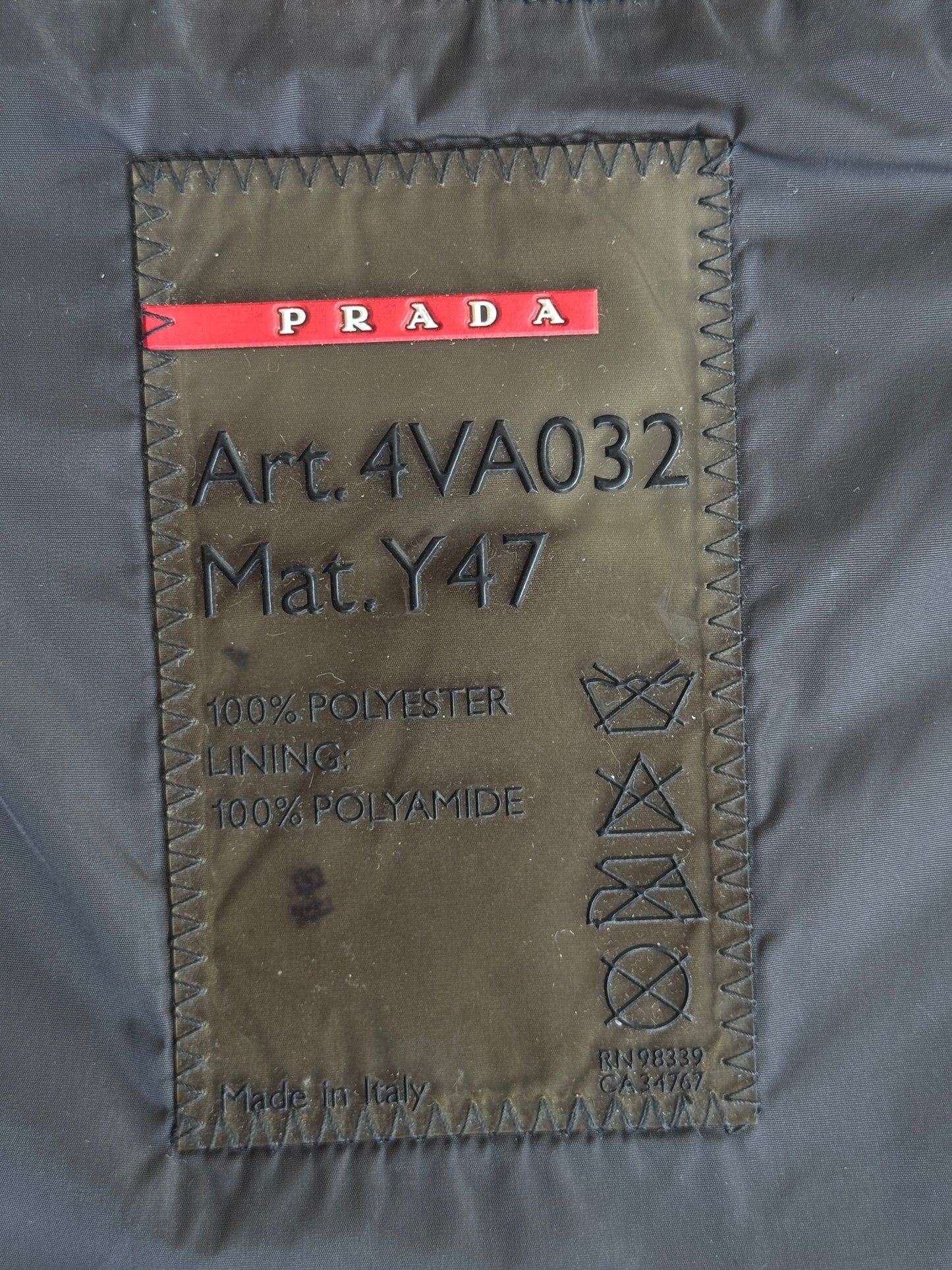 Prada Grey Technical Side Bag