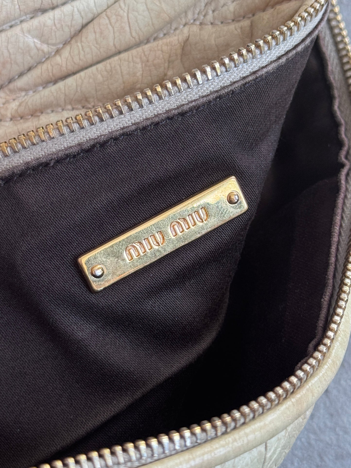 Miu Miu Padded Clutch Bag