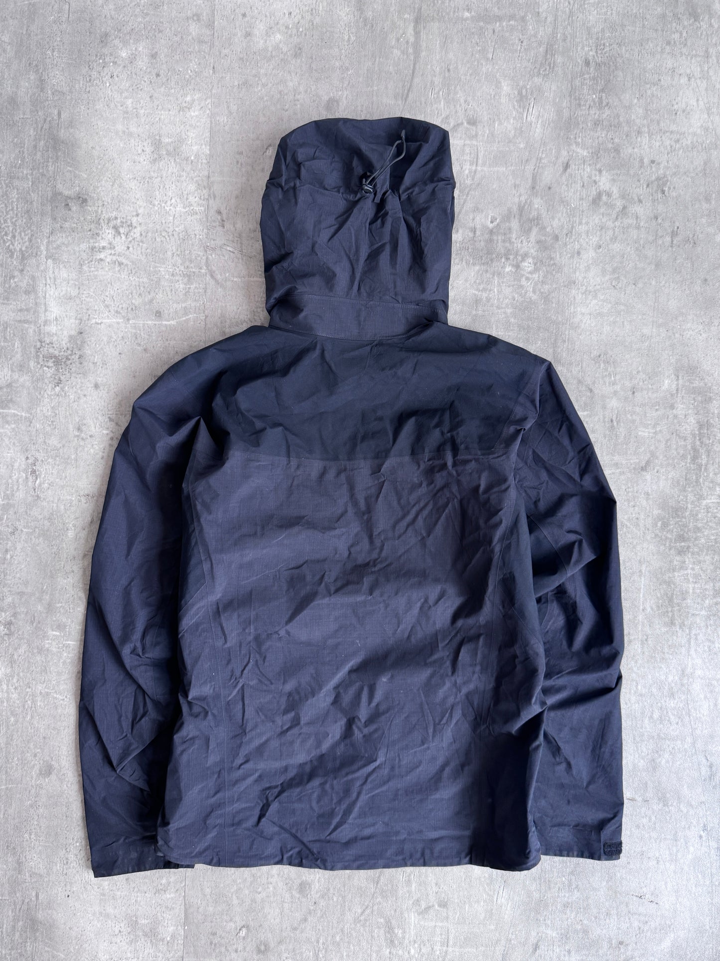 Arc'teryx Black Hooded Technical Waterproof Jacket