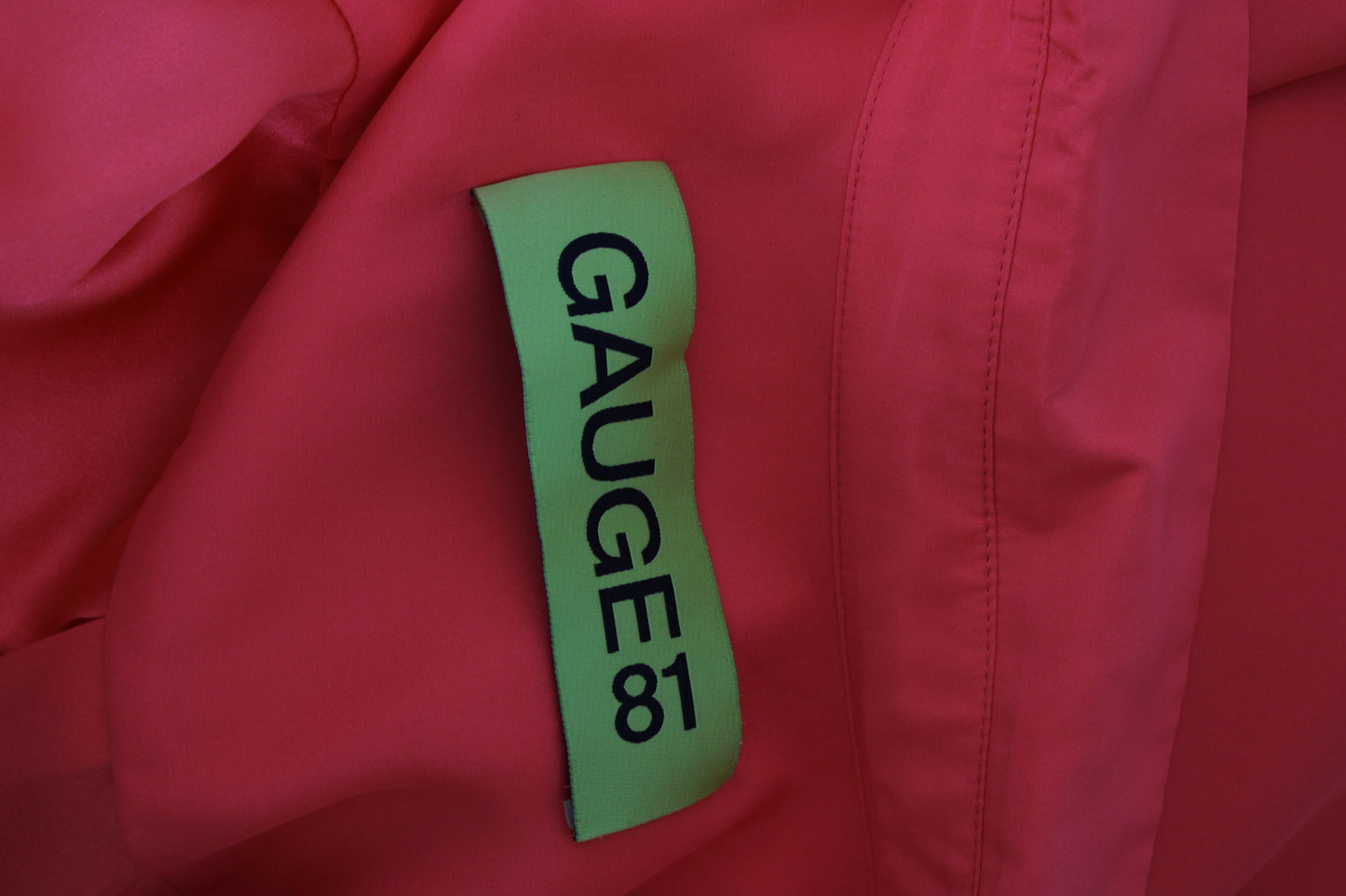 Gauge81 Drape Detail Shirt Dress Orange S | Default Title, Orange