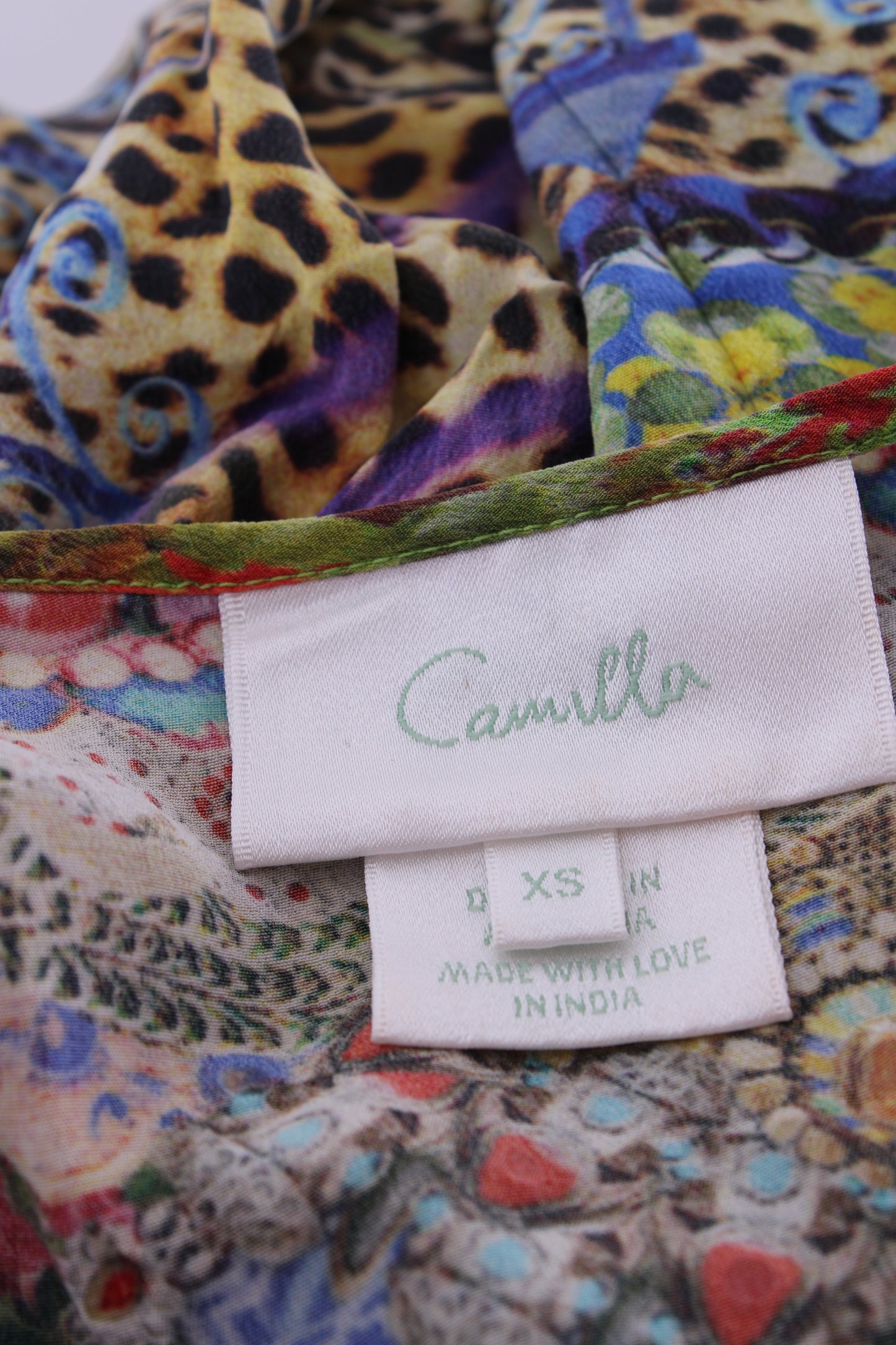 Camilla Print/ Rhinestone Playsuit Multi XS | Default Title, Multi