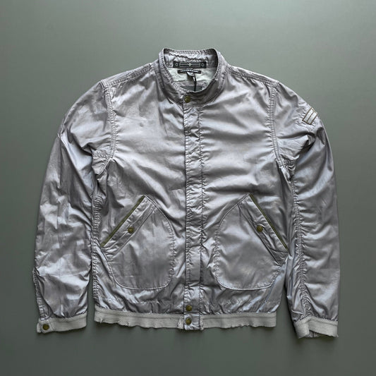 Stone Island Denims Grey SS09 Nylon Bomber Jacket | Medium, Grey