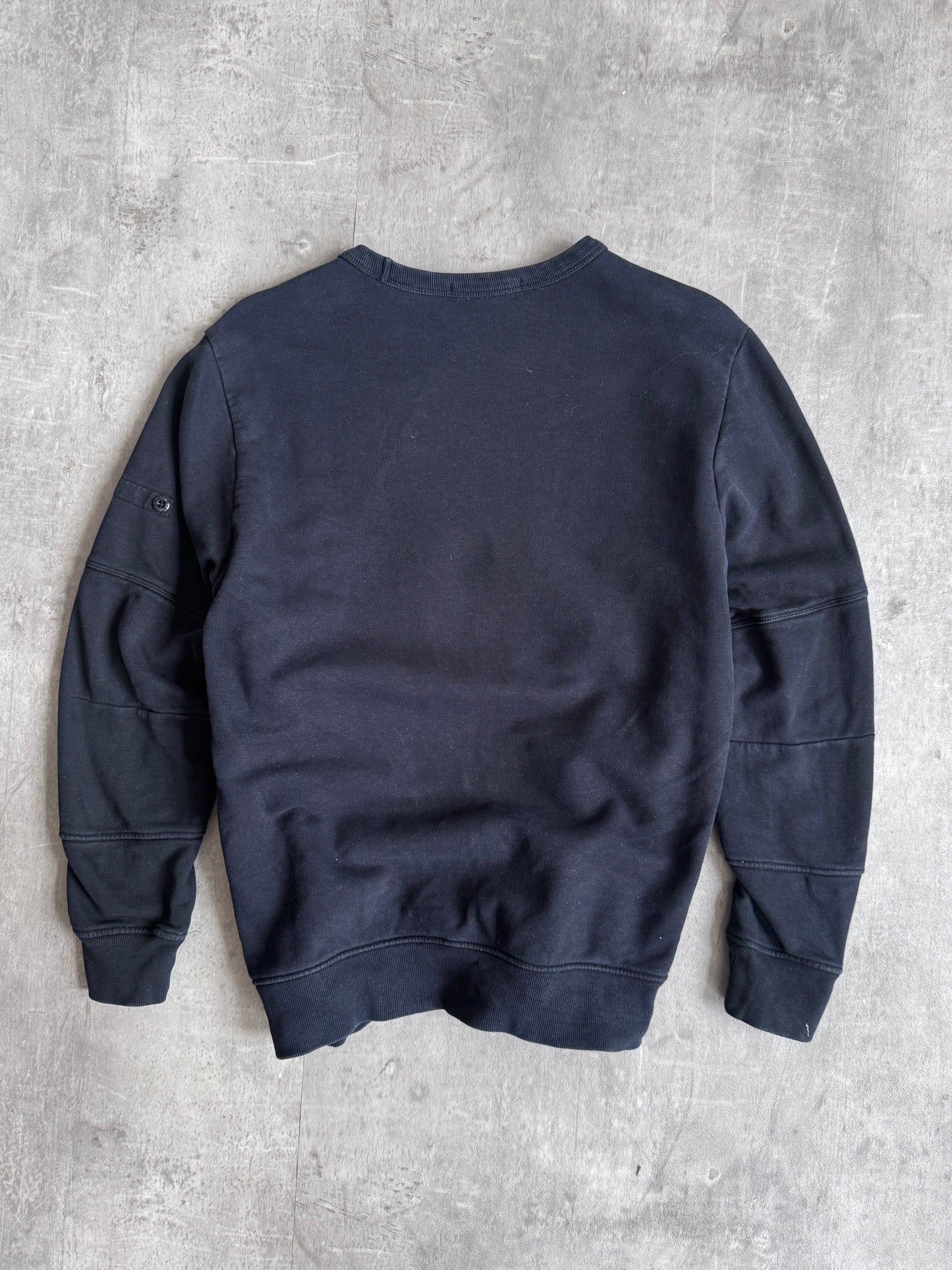 A/W 2018 Stone Island Washed Black Sweatshirt