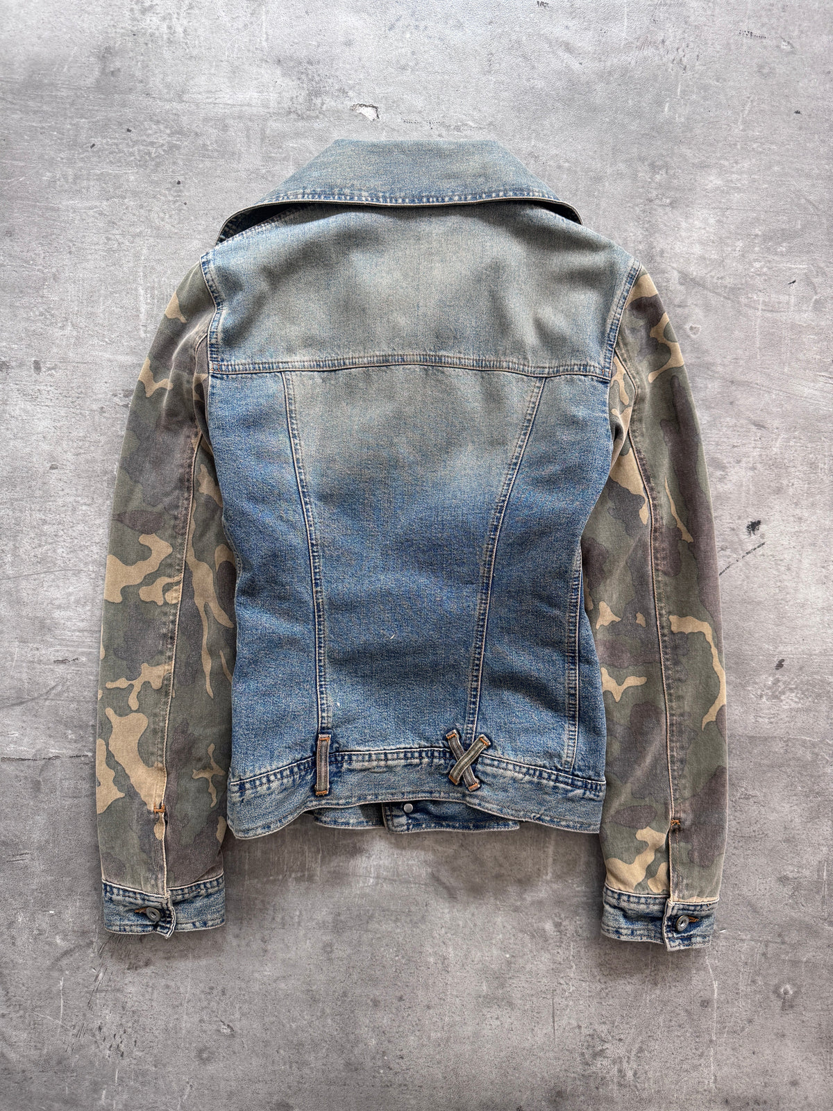 D&G Camo Sleeve Denim Jacket | Small, Camo