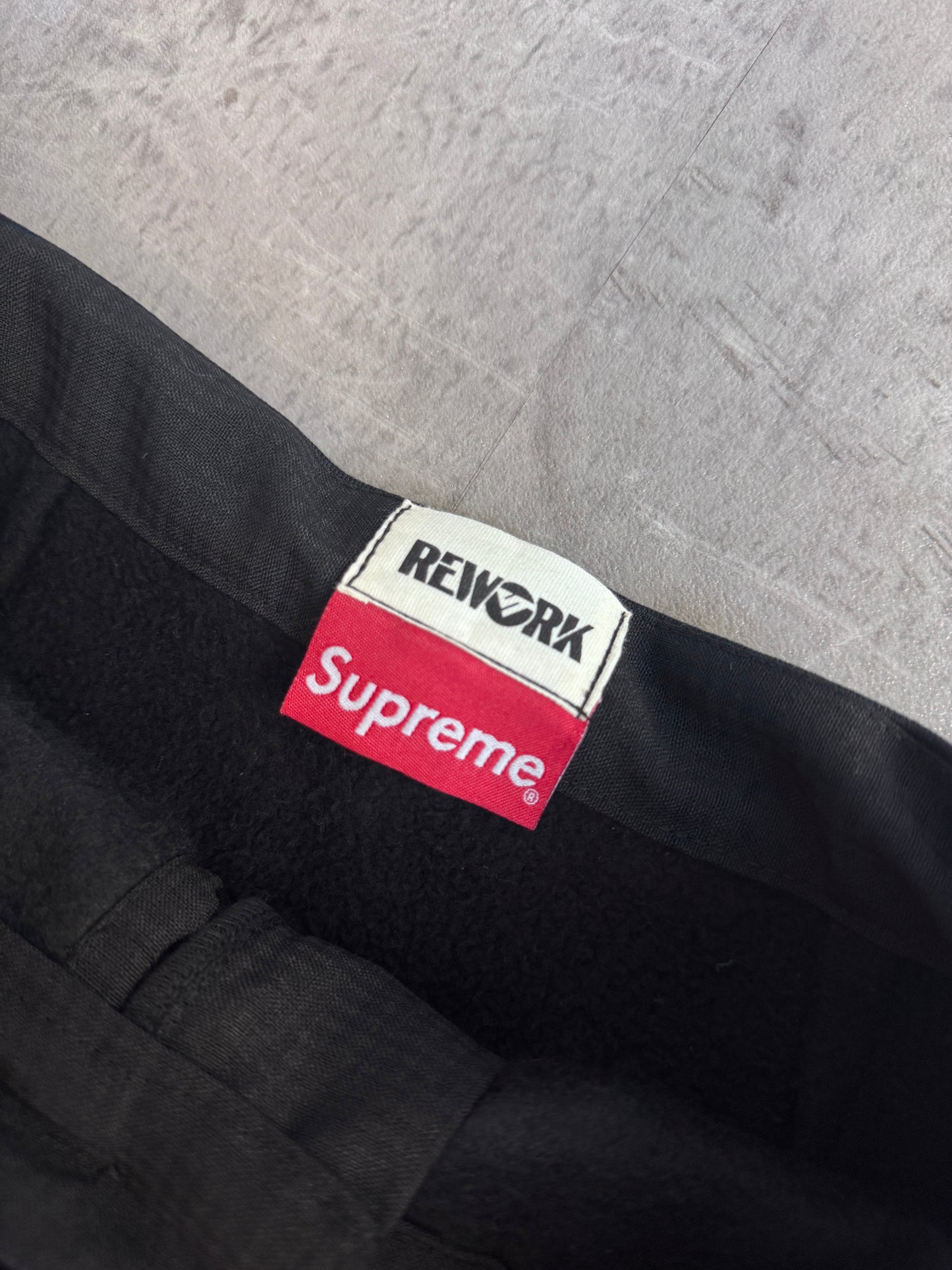 VT Rework: Supreme Spellout Pleated Shorts