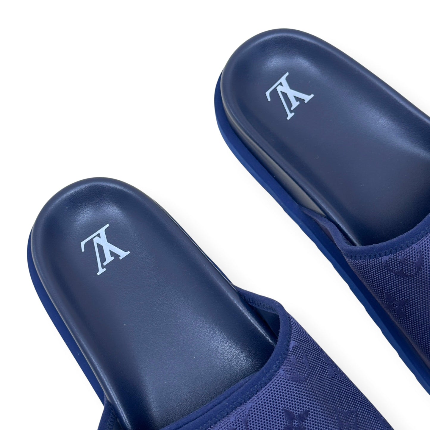 LOUIS VUITTON MONOGRAM MIAMI MULES NAVY UK10 | UK 10, Navy