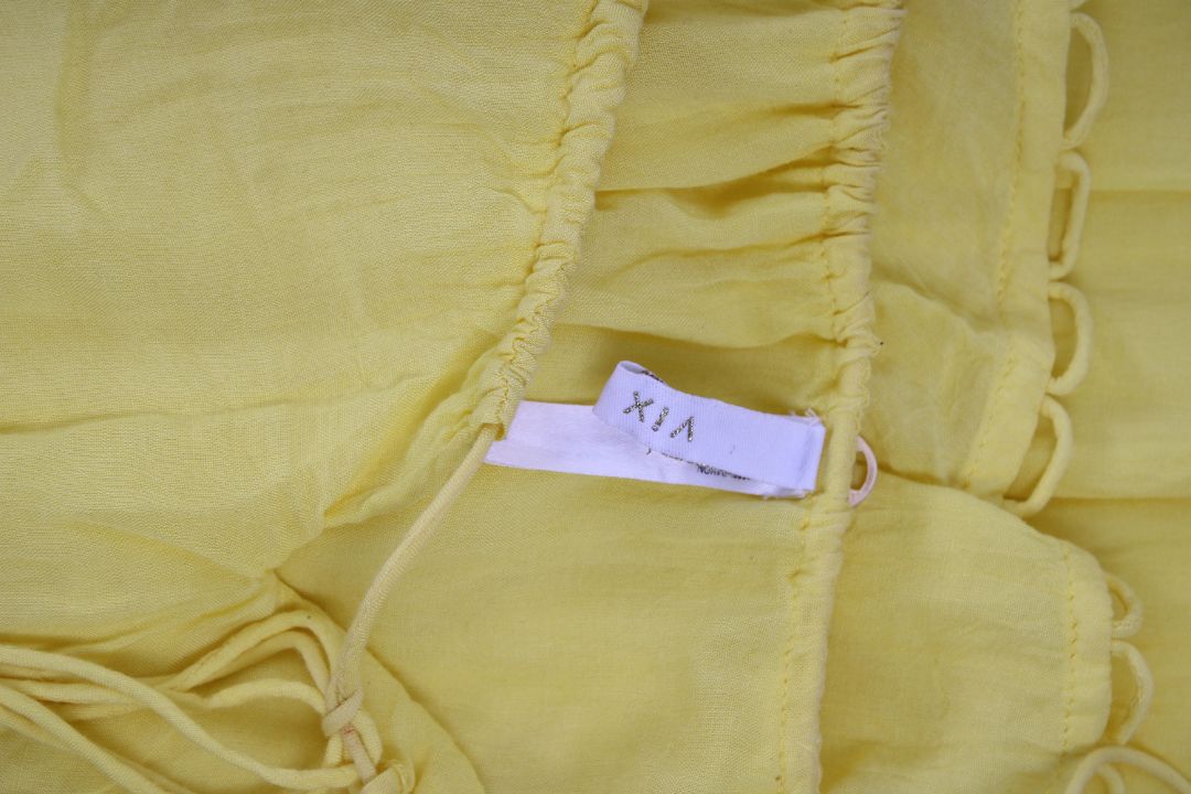 Vix Paula Hermanny Cover up flouncy dress Yellow S | O/S, Yellow