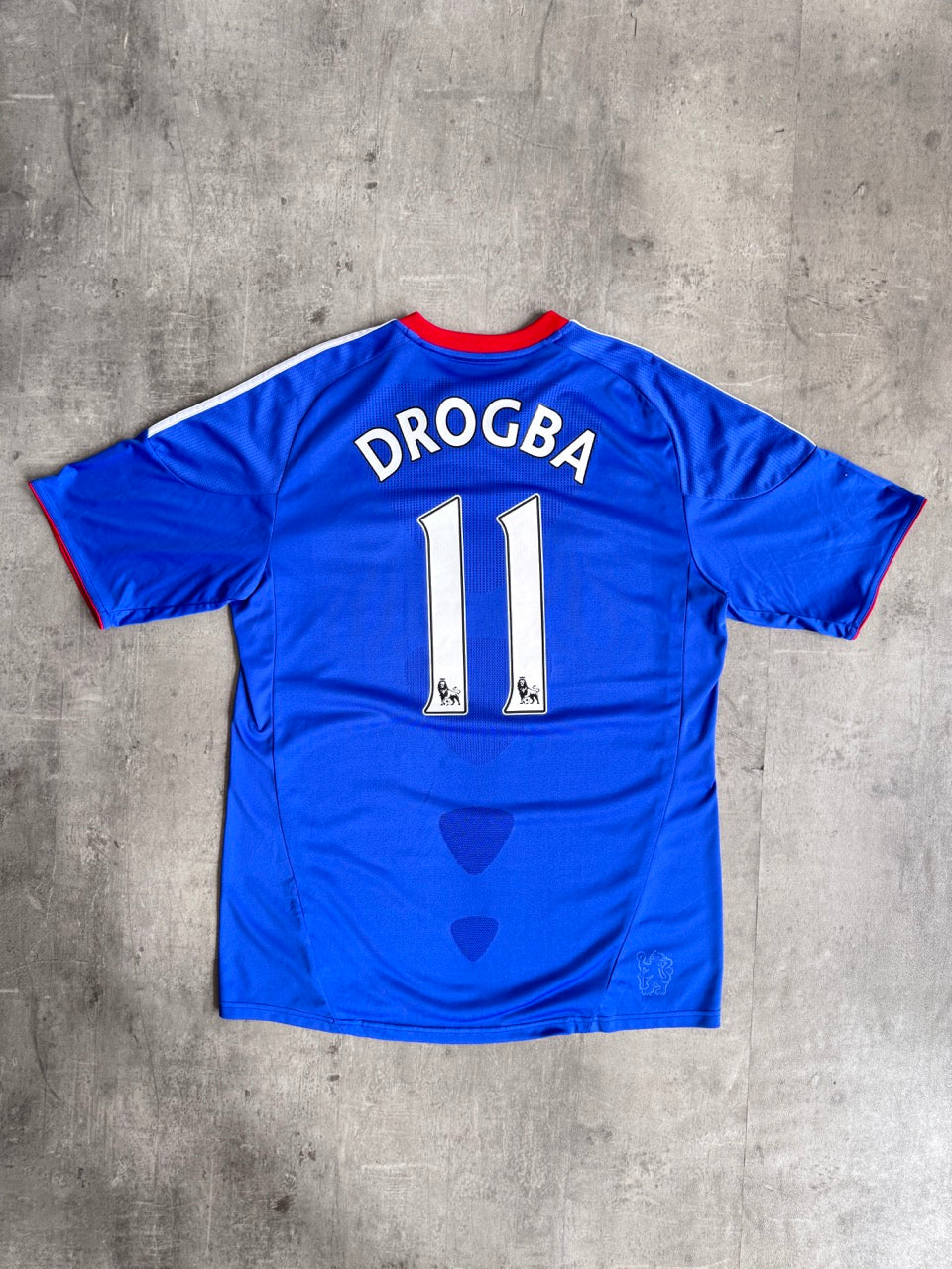 2010/11 Chelsea x Adidas 'Drogba 11' Home Football Shirt